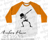 Kid's Halloween SVG, Dabbing skeleton SVG, Boy's Halloween SVG cut file for cricut, silhouette, Funny Halloween shirt SVG, PNG and DXF. Halloween Shirt Vector for Fall and Autumn. Kid's Fall Halloween shirt DXF PNG version also included. EPS by request. Cute and Unique sublimation PNG file. From Amber Price Design
