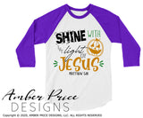 Shine with the light of Jesus SVG Matthew 5:16 SVG PNG DXF Christian Halloween SVG, Christian SVG, Cut File, Cricut, Silhouette, Shirt design, graphic, craft, DIY, cute, fall svg, pumpkin patch svg, pumpkin svg, jack o lantern svg, kids halloween svg