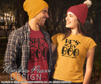 He's my boo she's my boo SVG PNG DXF