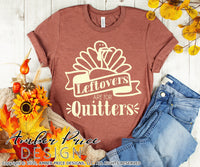 Leftovers are for quitters SVG, funny Thanksgiving SVG. DIY Thanksgiving shirt Kids Turkey clipart svg design cut file for silhouette. Cute fall DXF also included. Unique sublimation PNG file. Cricut SVG Silhouette Files for Cricut Project Ideas Simply Crafty SVG Bundles Design Bundles, Vectors | amberpricedesign.com