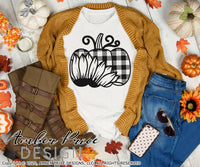 buffalo check pumpkin svg, Sunflower Pumpkin SVG, Pumpkin Patch SVG, Plaid pumpkin clipart Fall SVG, DIY women's Fall t-shirt SVG, October SVG cut file for cricut, silhouette DXF & PNG also. Cute Unique sublimation file. Cricut SVG Silhouette Files for Cricut Project Ideas, Simply Crafty SVG Bundles Design Bundles, Vectors | Amber Price Design
