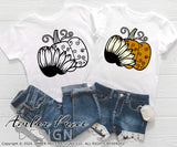 Sunflower Pumpkin SVG, Pumpkin Patch SVG, swirly pumpkin clipart Fall SVG, DIY women's Fall t-shirt SVG, October SVG cut file for cricut, silhouette DXF & PNG also. Cute Unique sublimation file. Cricut SVG Silhouette Files for Cricut Project Ideas, Simply Crafty SVG Bundles Design Bundles, Vectors | Amber Price Design