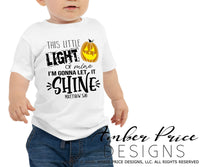 This little light of mine I'm gonna let it shine Matthew 5:16 Christian Halloween SVG PGN DXF design