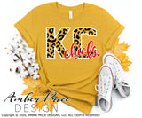 Kansas City Chiefs SVG, Leopard print KC chiefs SVG, Kansas City SVG, Chiefs Football SVG, Chiefs kingdom svg, DIY Football shirt SVG, Mahomes SVG, Kelce SVG, Cricut SVG Silhouette SVG SVG Files for Cricut, Cricut Projects Cricut Project Ideas Simply Crafty SVG Bundles Design Bundles, Vectors | Amber Price Design