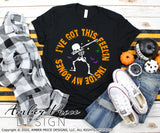 I've got this feeling inside my bones dabbing skeleton SVG PNG DXF