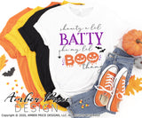 Shawty a lil batty SVG She my lil boo thang SVG, Funny Halloween SVG cut file. Cricut, silhouette, Shorty a little batty SVG Halloween shirt SVG. Vector for Fall and Autumn. Women's Fall Halloween shirt DXF PNG version also included. EPS by request. Cute and Unique sublimation PNG file. From Amber Price Design