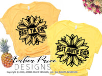 Best Tia Ever SVG PNG DXF Best auntie ever svg