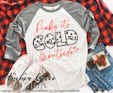 Baby it's COLD outside SVG, cute Christmas svg, snowflake svg, snowy winter shirt svg craft, christmas ornament SVGs winter home decor stencil svg DIY Cricut and silhouette projects vector files, for home decor. SVG Silhouette SVG SVG Files for Cricut Project Ideas Simply Crafty SVG Bundles Vector | Amber Price Design 