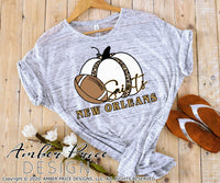 New Orleans Saints SVG, Leopard print svg, leopard print pumpkin SVG, Hand lettered SVG, Saints Football SVG, Geaux Saints SVG diy shirt svg for women DIY Football shirt SVG, Cricut SVG Silhouette SVG Files for Cricut Projects Cricut Project Ideas Simply Crafty SVG Bundles Design Bundles Vectors | Amber Price Design