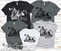 Matching wrestling family shirt svg bundle