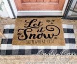 Let it snow somewhere else SVG, Funny Christmas SVG, Sarcastic Winter SVG, DIY Christmas ornament craft SVGs, I hate snow SVG unique winter shirt craft, DIY silhouette projects vector files for home decor. SVG Silhouette SVG SVG Files for Cricut Project Ideas Simply Crafty SVG Bundles Vector | Amber Price Design 
