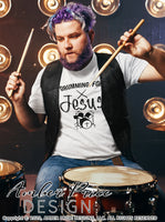 Drumming for Jesus SVG Christian Worship band SVG, PNG, DXF, shirt design vector Drummer SVG drum set trap set cut file Cricut Silhouette sublimation