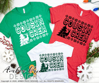 Cousin Crew SVGs, Cousin's Christmas SVGs, DIY Cousin Shirts cut file for cricut, silhouette Grandkids Winter SVG, winter Home Decor SVG. DXF and PNG version also included. Cute and Unique sublimation file. Silhouette Files for Cricut Project Ideas Simply Crafty SVG Bundles Design Bundles, Vectors | Amber Price Design
