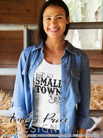 Just a small town girl svg, Country girl svg, Rodeo SVG, cute cowgirl svg, dxf, png, country and western svg, clipart, layered vector, design, cut file, cricut, silhouette