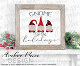 Gnome for the holidays SVG, Christmas Gnomes cut file for cricut, silhouette. Cute Winter SVG, Christmas shirt svg, winter Home Decor SVG. DXF and PNG version also included. Cute and Unique sublimation file. Silhouette Files for Cricut Project Ideas Simply Crafty SVG Bundles Design Bundles, Vectors | Amber Price Design