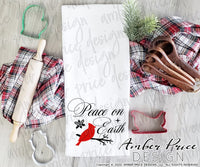 Peace on Earth SVG, Cardinal SVG for Winter, Christmas SVG, cute winter shirt craft, christmas ornament SVGs winter home decor project craft, DIY Cricut and silhouette projects vector files, for home decor. SVG Silhouette SVG SVG Files for Cricut Project Ideas Simply Crafty SVG Bundles Vector | Amber Price Design 