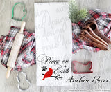 Peace on Earth SVG, Cardinal SVG for Winter, Christmas SVG, cute winter shirt craft, christmas ornament SVGs winter home decor project craft, DIY Cricut and silhouette projects vector files, for home decor. SVG Silhouette SVG SVG Files for Cricut Project Ideas Simply Crafty SVG Bundles Vector | Amber Price Design 