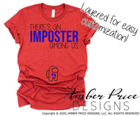 there's an imposter among us pregnancy svg png dxf