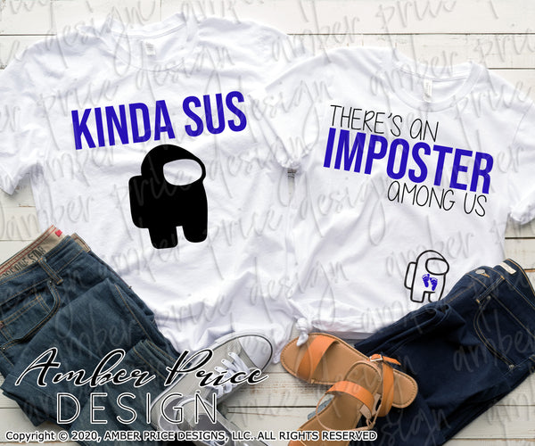 Kinda sus SVG Among Us PNG DXF – AmberPriceDesign