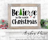 Believe in the magic of Christmas SVG, reindeer cut file for cricut, silhouette Winter SVG, winter Home Decor SVG. DXF and PNG version also included. Cute and Unique sublimation file. Silhouette SVG Files for Cricut, Cricut Projects Cricut Project Ideas Simply Crafty SVG Bundles Design Bundles, Vectors | Amber Price Design