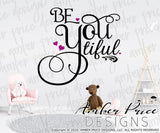 Be you tiful svg png dxf