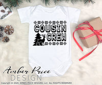 Cousin Crew SVGs, Cousin's Christmas SVGs, DIY Cousin Shirts cut file for cricut, silhouette Grandkids Winter SVG, winter Home Decor SVG. DXF and PNG version also included. Cute and Unique sublimation file. Silhouette Files for Cricut Project Ideas Simply Crafty SVG Bundles Design Bundles, Vectors | Amber Price Design