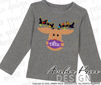 Oh Deer SVG, Cute Kid's Christmas SVG Reindeer with mask SVG, Deer wearing mask svg, Christmas shirt SVG winter cut file DIY festive Holiday home decor Christmas ornament SVGs, silhouette projects vector files SVG Silhouette SVG SVG Files for Cricut Project Ideas Simply Crafty SVG Bundles Vector | Amber Price Design 