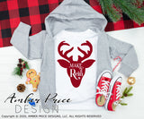 Make it rein SVG Reindeer SVG Rudolph SVG, Kid's Christmas SVG, Winter shirt design for kids, Christmas ornament SVG, Jesus is the reason SVGs, winter shirt DIY silhouette projects vector files for home decor. SVG Silhouette SVG SVG Files for Cricut Project Ideas Simply Crafty SVG Bundles Vector | Amber Price Design 