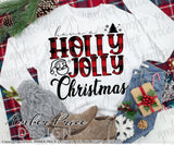 Have a Holly Jolly Christmas SVG, Cute Christmas svg, Buffalo check santa SVG, Buffalo Plaid Christmas home decor SVG designs DIY winter shirt craft, DIY silhouette projects vector files for home decor. SVG Silhouette SVG SVG Files for Cricut Project Ideas Simply Crafty SVG Bundles Vector | Amber Price Design 