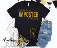 there's an imposter among us pregnancy svg png dxf