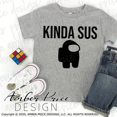 Kinda sus SVG Among Us PNG DXF