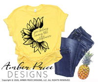 You belong among the wildflowers SVG PNG DXF Sunflower svg wildflowers svg hand lettered svg free spirit svg wonderlust svg png dxf vector clipart Cricut files cut file silhouette