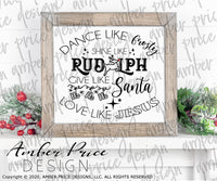 Dance like frosty shine like Rudolph give like Santa love like Jesus SVG PNG DXF, Christmas SVGs, DIY Festive Holiday Shirts cut file for cricut, silhouette Winter t-shirt design. Unique sublimation file. Silhouette Files for Cricut Project Ideas Simply Crafty SVG Bundles Design Bundles, Vectors | Amber Price Design