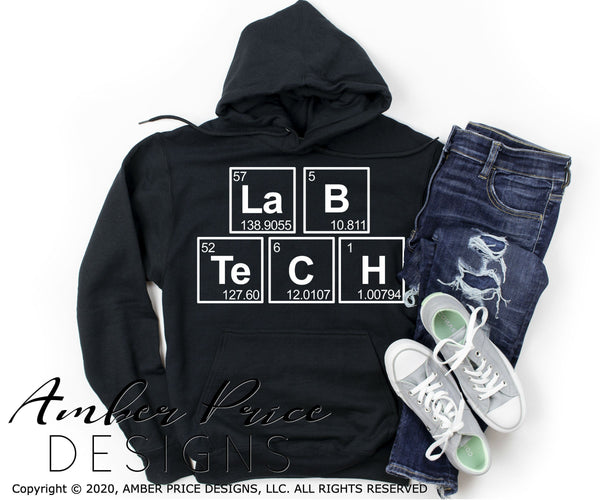 Lab tech periodic table svg png dxf phlebotomist 