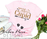 Valentine's Pregnancy svg reveal SVG Special Delivery from cupid Cricut silhouette vector design cute pregnant svgs DIY announce svg png dxf