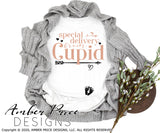Valentine's Pregnancy svg reveal SVG Special Delivery from cupid Cricut silhouette vector design cute pregnant svgs DIY announce svg png dxf