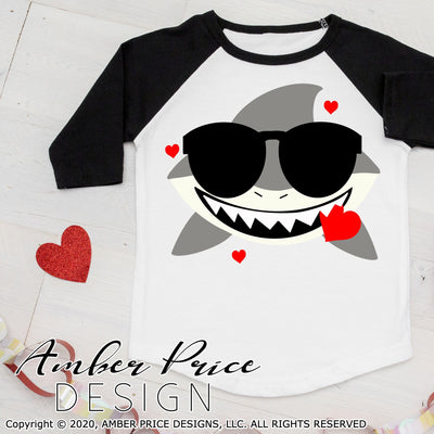 Valentine's shark svg love svg kids Valentine's day shirt design toddler boy's girl's kids childs Valentines day layered cut file png dxf