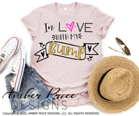 In love with my bump SVG PNG DXF
