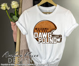 Welcome to the dawg pound SVG, Cleveland Browns SVG, Browns Football SVG, Fall SVG files, DIY Football shirt SVG, Football Shirt SVG, Dawg House SVG, Cricut SVG Silhouette SVG SVG Files for Cricut, Cricut Projects Cricut Project Ideas Simply Crafty SVG Bundles Cricut, SVG Design Bundles, Vectors | Amber Price Design