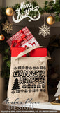 Gangsta Wrapper SVG, Funny Christmas svg, Cute Christmas wrapping shirt SVG, Festive Holiday SVG ornament SVG, DIY funny ugly sweater svg, winter shirt craft, DIY silhouette projects vector files for home decor. SVG Silhouette SVG SVG Files for Cricut Project Ideas Simply Crafty SVG Bundles Vector | Amber Price Design 