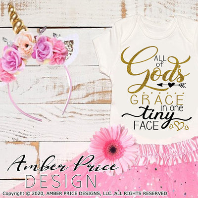 All of God's grace in one tiny face svg png dxf