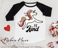 Be Kind SVG boho rainbow unicorn svg Modern Retro vintage cute SVG girl's kids adult toddler kid's childrens shirt rainbow clipart design png dxf