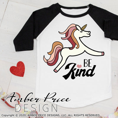 Be Kind SVG boho rainbow unicorn svg Modern Retro vintage cute SVG girl's kids adult toddler kid's childrens shirt rainbow clipart design png dxf