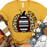 It's Fall Y'all SVG, Leopard print pumpkin SVG, Thanksgiving SVG, Fall SVG, DIY women's Fall t-shirt SVG, October SVG cut file for cricut, silhouette DXF & PNG also. Cute Unique sublimation file. Cricut SVG Silhouette Files for Cricut Project Ideas, Simply Crafty SVG Bundles Design Bundles, Vectors | Amber Price Design