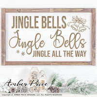 Jingle bells Jingle Bells Jingle all the way SVG Christmas SVG, cute winter shirt craft, christmas ornament SVGs winter home decor project craft, DIY Cricut and silhouette projects vector files, for home decor. SVG Silhouette SVG SVG Files for Cricut Project Ideas Simply Crafty SVG Bundles Vector | Amber Price Design 