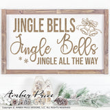 Jingle bells Jingle Bells Jingle all the way SVG Christmas SVG, cute winter shirt craft, christmas ornament SVGs winter home decor project craft, DIY Cricut and silhouette projects vector files, for home decor. SVG Silhouette SVG SVG Files for Cricut Project Ideas Simply Crafty SVG Bundles Vector | Amber Price Design 