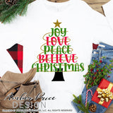 Love Joy Peace SVG Christmas Tree SVG, Christian Christmas SVG Christmas lights svg, Scripture Christmas ornament SVG, Jesus is the reason SVGs, winter shirt DIY silhouette projects vector files for home decor. SVG Silhouette SVG SVG Files for Cricut Project Ideas Simply Crafty SVG Bundles Vector | Amber Price Design 