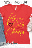 Kansas City Chiefs SVG, hand lettered SVG cursive Kansas City SVG, Chiefs Football SVG, KC SVG Chiefs kingdom svg file DIY Football shirt SVG, Mahomes SVG, Kelce SVG, Cricut SVG Silhouette SVG SVG Files for Cricut, Cricut Projects Cricut Project Ideas Simply Crafty SVG Bundles Design Bundles Vector | Amber Price Design