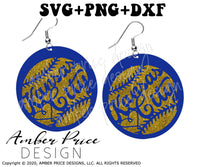 Kansas City baseball Earrings SVG PNG DXF cut file glowforgeKansas City Baseball Earrings SVG PNG DXF cut file for cricut, Royals earring cut file for cricut, silhouette, glow forge, vinyl cutting machines like Cricut, and Silhouette. Includes 1 zipped folder containing each SVG, DXF file, and PNG file. This is a High Res file, at full 300 dpi resolution | Amber Price Design