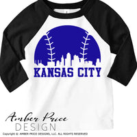 Kansas city skyline svg, Kansas city baseball svg, Kansas City svg, baseball svg, Kansas City baseball lettering svg, png, dxf, KC Baseball svg, KC royals SVG, Kansas City Royals SVG, Royals baseball svg, cut file for cricut, silhouette, Amber Price Design, Baseball PNG, KC SVG, KC skyline svg, kc baseball design dxf
